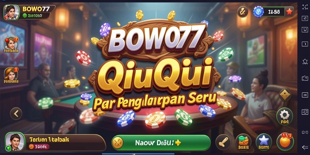 Tampilan seru dari gameplay BOWO77 QiuQiu.