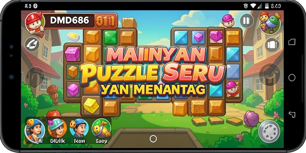 Tampilan gameplay menarik DMD686 dengan berbagai teka-teki yang menantang.
