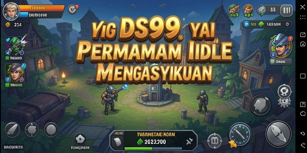 Tampilan gameplay DS99 menampilkan momen seru saat mengumpulkan sumber daya.