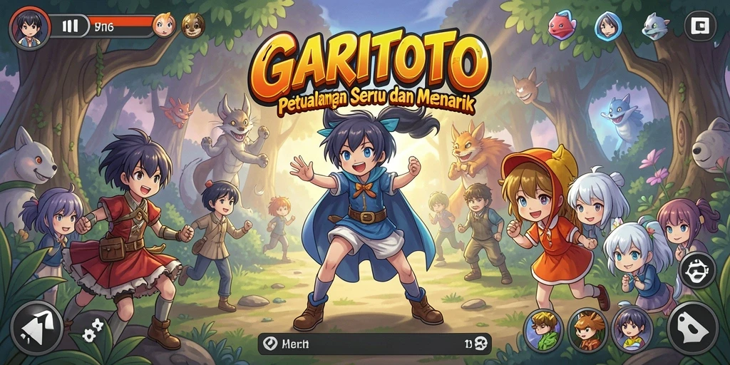 Gameplay seru GARITOTO dengan karakter anime ikonik
