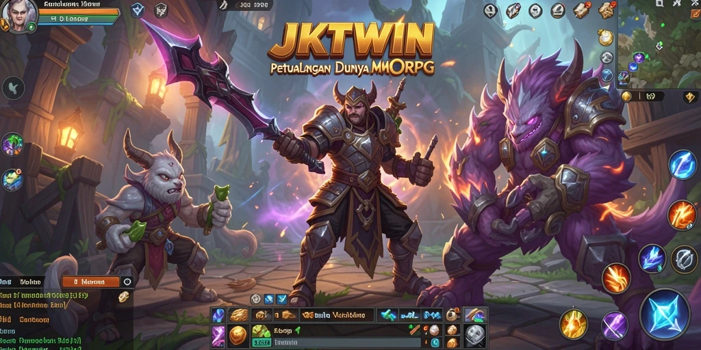 Screenshot gameplay JKTWIN yang menampilkan pertempuran seru.