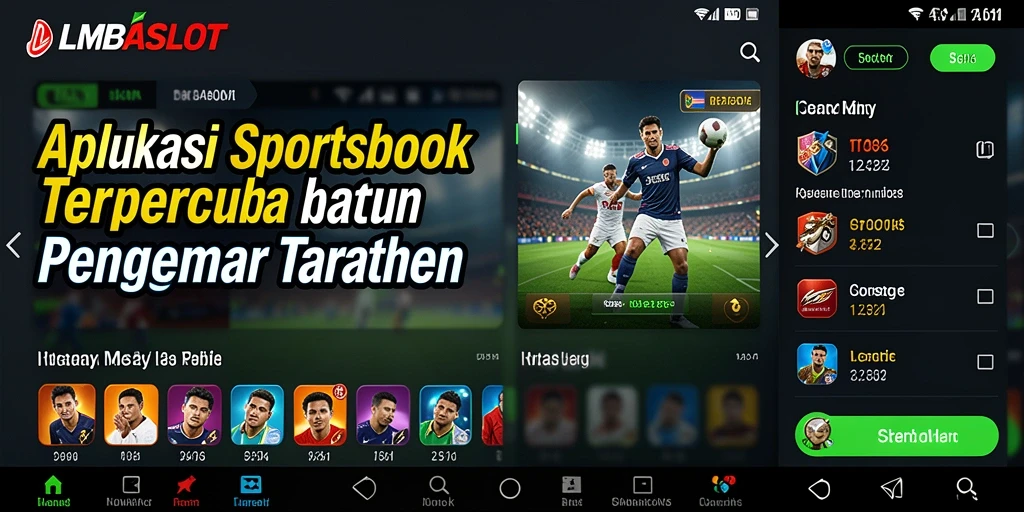 Tampilan gameplay nyata dari aplikasi Sportsbook LMBASLOT.