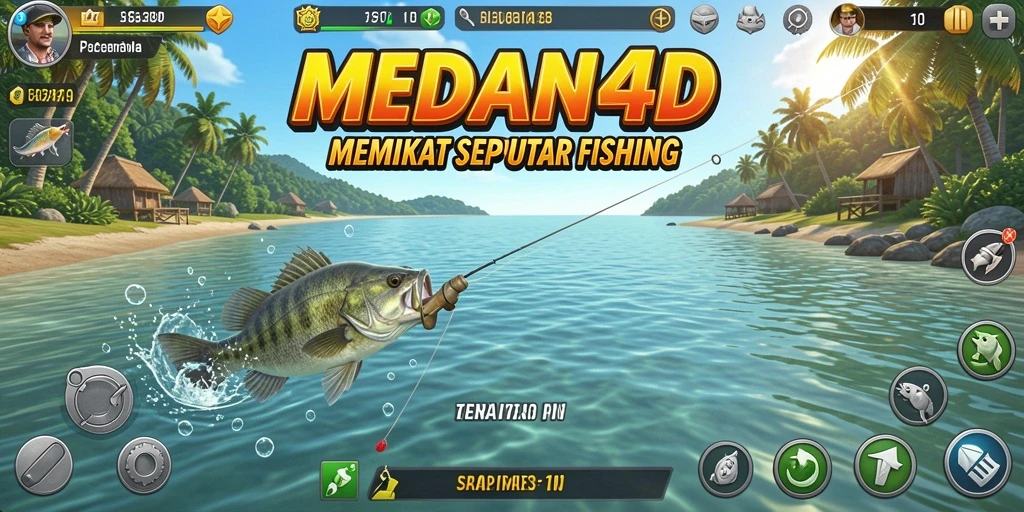 Gameplay memikat dengan petualangan memancing yang seru.