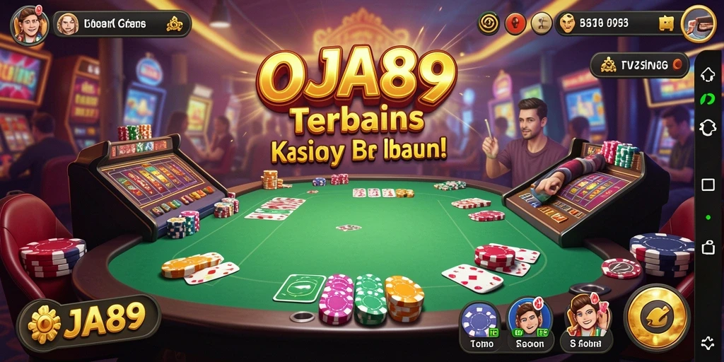 Screenshot gameplay OJA89 menampilkan keseruan permainan Kasino yang mendebarkan.