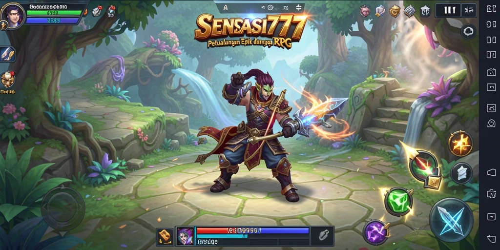 Tampilan gameplay SENSASI777 yang menakjubkan dan mengasyikkan.