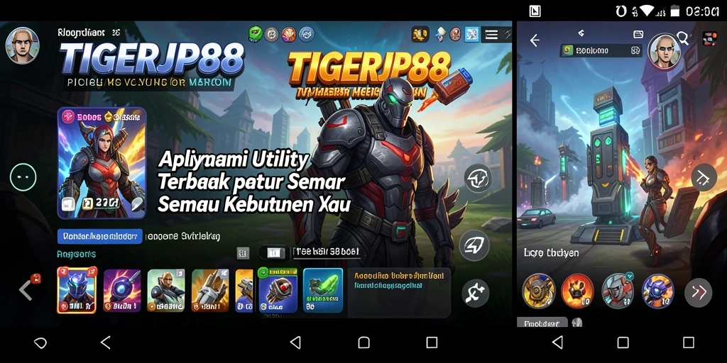 Tampilan antarmuka TIGERJP88 yang sederhana dan fungsional.