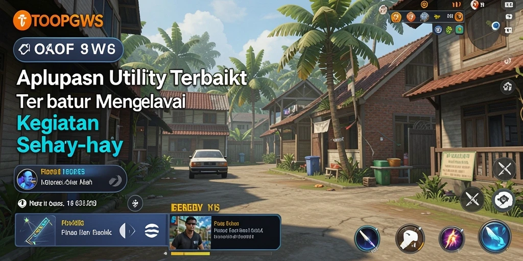 Tampilan antarmuka aplikasi TOOPGWS yang user-friendly.